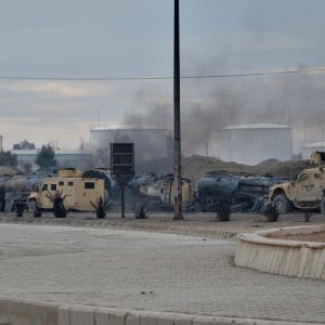 Kurdledda SDF har omringat Gweiran fängelset i Hasakah som delvis kontrolleras av flera hundra fängslade IS medlemmar.