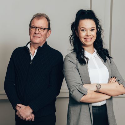 Jan-Ole Eriksson ja Jenni Parpala.