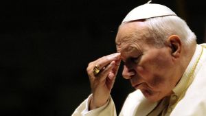 Den polskfödde Johannes Paulus II var påve från 1978 till sin död 2005 Den polskfödde påven Johannes Paulus den andre