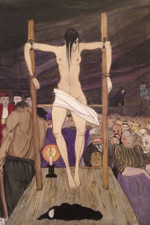 Jeanne Mammen. Die Kindsmörderin (Barnmördarska), ca 1908-14 Jeanne Mammen. Die Kindsmörderin (Barnmördarska), ca 1908-14