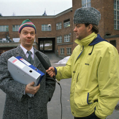 Heikki Silvennoinen (roolinimi Jaakko Parantainen) ja Olli Keskinen (roolinimi Eero Kakko).