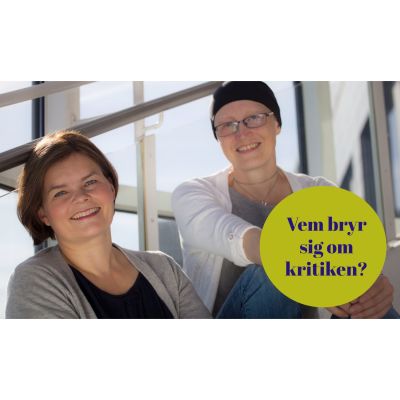 Svenska Yles filmredaktörer Silja Sahlgren-Fodstad och Johanna Grönqvist.