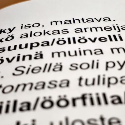 Ö-kirjaimella alkavia sanoja Oulun murteen sanakirjassa