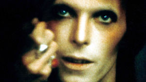 David Bowie alias Ziggy Stardust vuonna 1973.