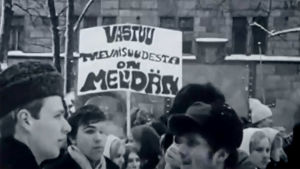 Teiniliiton mielenosoitus (1960-luku).