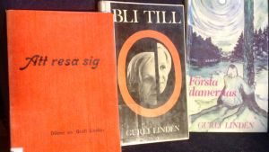 Några av Gurli Lindéns tidiga böcker Några av Gurli Lindéns tidiga böcker