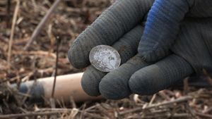 Kuningas Kustaa III:n aikana lyöty 1/6 riikintaaleria vuodelta 1788 Kolikko Ruotsin vallan loppuajoilta vuodelta 1788.