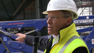 Thomas Rinderspacher är projektchef för bygget. Thomas Rinderspacher är projektchef för bygget.