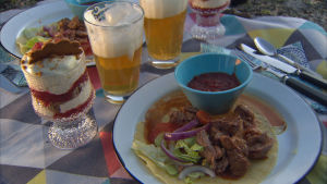 Pulled lamb tortilla Pulled lamb tortilla