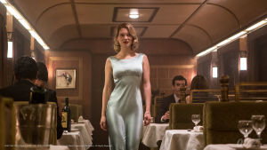 Tågromantik. Léa Seydoux alias Madeleine Swann. Lea Seydoux som Madeleine Swann i 007 Spectre.