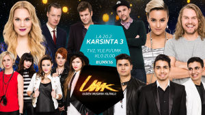 Uuden Musiikin Kilpailu 2016 Karsinta 3:n esiintyjät