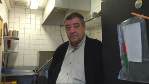 Företagare Roger Fagerstedt tror på hemlagad mat. Företagare Roger Fagerstedt i Karis tror på hemlagad mat.