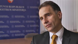 Litauens energiminister Rokas Masiulis Litauens energiminister Rokas Masiulis