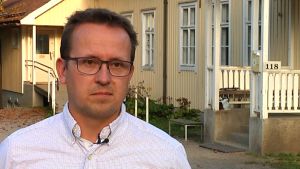 Johan Ljungqvist jobbar för att Snappertuna skola ska bevaras. Johan Ljungqvist.