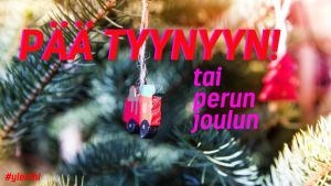 Pää tyynyyn tai perun joulun!