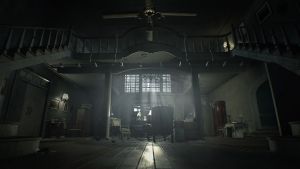 Att irra runt i herrgården på jakt efter en utväg och lösningar på de pussel och låsta dörrar man stöter på påminner verkligen om första spelet i serien. Resident Evil 7: Biohazard.