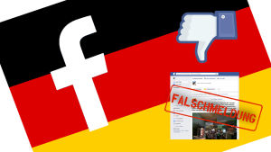 Facebook ja Saksan lippu
