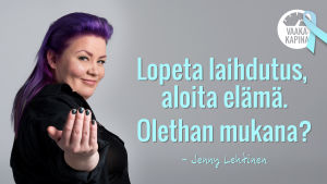 Jenny Lehtinen kutsuu mukaan Vaakakapinaan.