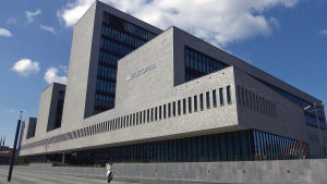 Europols högkvarter i Haag i Nederländerna Europolin päärakennus Haagissa Hollannissa.