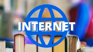 Kirjoja ja teksti: internet