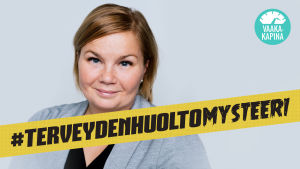 Marja Kinnunen, Suomen tuki- ja liikuntaelinliiton toiminnanjohtaja. #terveydenhuoltomysteeri - Vaakakapina