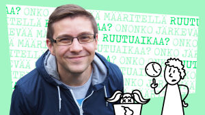 Kuvassa tutkija Mikko Meriläinen, joka puhuu artikkelissa ruutuajasta