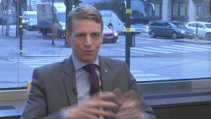 Nordea har inte överpresterat finansiellt på sistone, säger finansmarknadsminister Per Bolund. Sveriges finansmarknadsminister Per Bolund