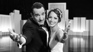 Jean Dujardin ja Bérénice Bejo näyttelevät The Artist -elokuvassa