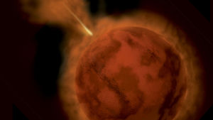Asteroidi iskeytyy Marsiin.