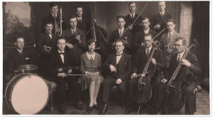 Vaasan Työväenyhdistyksen jousiorkesteri 1929.