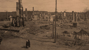 Viipurin Kolikkoinmäki taistelujen jälkeen huhtikuun lopulla 1918. Viipurin Kolikkoinmäki taistelun jälkeen huhtikuussa 1918.