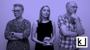 Emmi Valve, Viivi Rintanen ja Matti Hagelberg KulttuuriCocktailissa. 