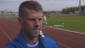 Johann Berg Gudmundsson trodde aldrig han skulle spela VM. Johann Berg Gudmundsson spelar för Island.