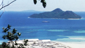 Seychellien rantaa