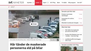 Skärmdump från svt.se