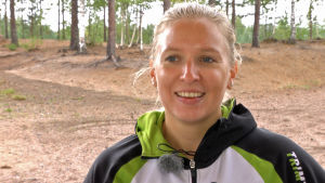 Saskia Halminen är själv överraskad över hur långt hon kom som femkampare på bara några år. Moderna femkamparen Saskia Halminen.