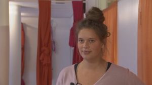 Ida Haverinen är lugnare nu när hon kan känna babyns rörelser i magen. Ida Haverinen