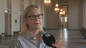 Problemen med människohandeln är antagligen flera och större än vad vi tror, säger Eva Biaudet som har jobbat som särskild representant för bekämpning av människohandel vid Organisationen för säkerhet och samarbete i Europa, OSSE. Eva Biaudet i riksdagen
