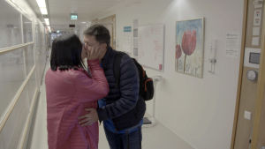 Marjut saa munuaisen mieheltään Matthewilta.