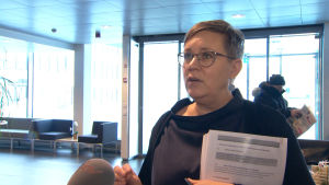Kansliminister Nina Fellman poängterar de nya kommunernas potential. Kansliminister Nina Fellman poängterar de nya kommunernas potential.