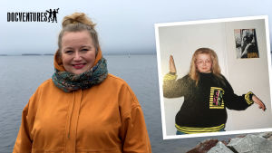 Ann-Mari Leinonen 2019 ja koululaisena.