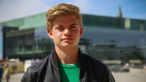 Benjamin Byholm vet att det inte kommer många tillfällen då man måste plugga så här mycket under en kortare period. Benjamin Byholm.