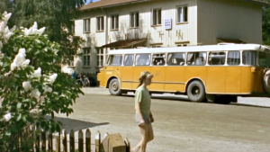 Postiauto Ilomantsissa 1966