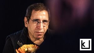 Iranilaisohjaaja Mohsen Makhmalbaf Sodankylän elokuvajuhlilla 2019. 