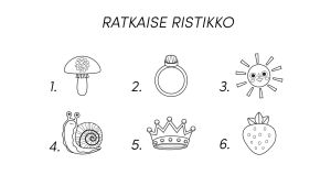 Pikku Kakkosen Eskarin tehtävä, ratkaise ristikko