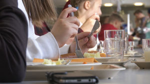 Var tredje elev i årskurserna sju till nio och studerande vid yrkesskolor och gymnasier som deltog i enkäten äter inte lunch varje dag. Inarin koulussa maistuu kouluruoka