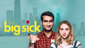 The Big Sick. Pakistanfödda ståuppkomikern och studeranden Emilys kärlekshistoria prövar kulturskillnadernas gränser. På Yle Teema & Fem/ Yle Arenan 27.9.19. filmen The Big Sick