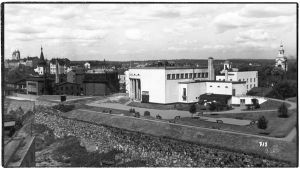 Viipurin uusi Taidemuseo valmistui Pantsarlahden bastionille 1930. Viipurin taidemuseo 1930-luvulla.
