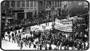 Venäjän vallankumous Pietarissa 1917.