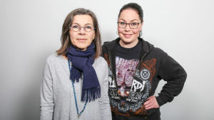 Maria Jyrkäs ja Jaana Toikkanen.
